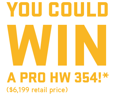 You could win a landscaper detail package